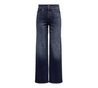 ONLY Onljuicy Hw Wide DNM Rea929 Noos, Blue Black Denim, 33W / 32L Femmes