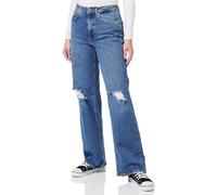 ONLY ONLJUICY HW Wide Leg des DNM NAS995 Noos Jeans, Denim Bleu foncé, 28W / 34L Femme