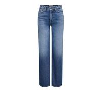 ONLY Onljuicy Hw Wide Leg Dot330 DNM Noos, Bleu foncé Denim, 31W / 32L