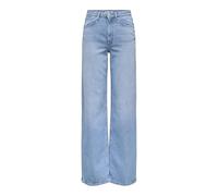Only Onljuicy Hw Wide Leg Rea141 DNM Noos, Bleu Jeans Clair, 28W x 32L Femmes