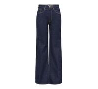 ONLY Onljuicy Hw Wide Rinse DNM Mas763 Noos Jean Large, Bleu foncé Denim, 29W x 34L Femmes