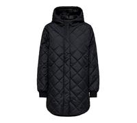 ONLY Onljuliet Otw Noos Manteau matelassé à capuche zippé, Noir, L