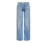 ONLY ONLJULLES Jean pour femme avec jambes larges Taille basse Coupe large