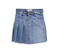 ONLY Onlkadie Reg Pleat DNM Skort Mae, Bleu Jeans Clair, M Femmes