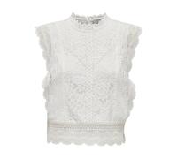 ONLY ONLKARO S/L Lace Top WVN Débardeur, Cloud Dancer, M aux Femmes