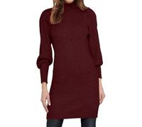 ONLY Onlkatia L/S Dress KNT Noos Robe, Bordeaux, M Femmes