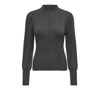ONLY Onlkatia L/S Pull À Col Haut Knt Noos Femme Vests, Dark Grey Melange, M