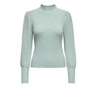 ONLY Onlkatia L/S Pull à col Haut KNT Noos, Gris Brumeux, M