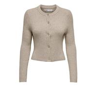 ONLY ONLKATIA Life LS Button Veste en Tricot pour Femme Coupe Droite XS à XL Marron Gris, Mocha Meringue, XL