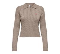 ONLY Onlkatia Ls Cable Polo CC KNT Onlkatia Ls Cable Polo CC KNT Femme (Lot de 1)