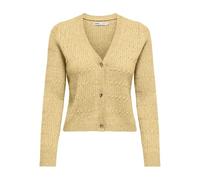 Only Onlkatia Ls Cable V-Neck Cardi KNT Noos, Sunlight., S