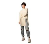 ONLY Onlkatia Ls Long Slit Highneck CC KNT Pull en Tricot, Couleur : Gris, M Femme