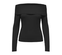 ONLY Onlkatia Ls Off Shoulder Knt Femme Sweater, Noir, XS