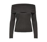 ONLY Onlkatia Ls Off Shoulder KNT Noos, Gâteau au Chocolat, XL