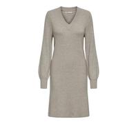 ONLY Onlkatia LS Robe col en V Nca KNT, Mocha Meringue/Détails : mélangé, S Femme