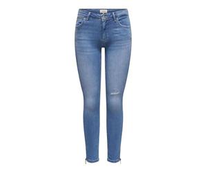 ONLY ONLKENDELL REG SK Zip AK DST TAI582 Noos, Jeans Femme, Light Medium Blue Denim,