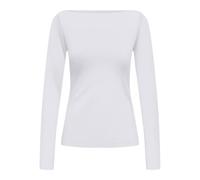 ONLY Onlkiss Life Ls Boatneck Top CC JRS Noos, Blanc, L Femme