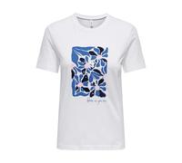 T-shirt femme Only Kita Blanc L