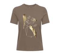ONLY Onlkita Reg S/S Mix Top Box CS JRS Ex. T-Shirt, Noyer/imprimé : éternel, M Femme