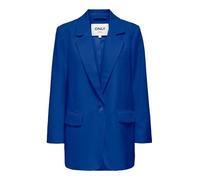 Blazer classique Revers à encoche bleu Bleu 34