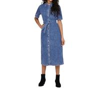 ONLY Onllana SS Long Dress DNM Rea258 Noos Robe Courte, Denim Bleu médium, XL Femmes