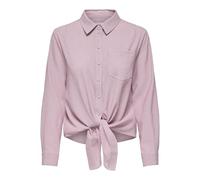 ONLY Onllecey Ls Knot T-Shirt Noos WVN, Foxglove, XXS Femmes