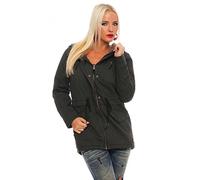 ONLY onlLEEONA CANVAS PARKA JACKET CC OTW, Blouson Femme, Vert (Jet Set), 34 (Taille fabricant: X-Small)