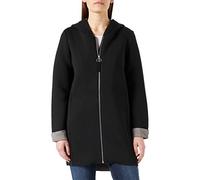 ONLY ONLLENA Bonded Hood Coat CS CC OTW Veste de Transition, Noir, S Femme