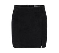 ONLY Onlleni-Global PNT Jupe Courte en Velours côtelé, Noir, M