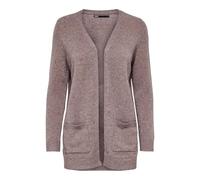 ONLY ONLLESLY L/S Open Cardigan KNT Noos, Couleur : Marron, XS Femme