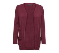 ONLY Onllesly L/S Open Cardigan Knt Noos Femme Cardigan long, Violet Zinfandel, M
