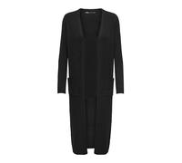 Cardigans en maille Col en U Manches longues Longueur maxi noir Noir XS