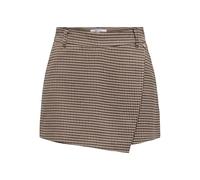 ONLY Onllettie Life MW Check Skort TLR, Chocolat, 36