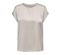 ONLY Onllieke S/S Satin Mix Top WVN Noos Chemisier à Manches Courtes, Lilas, S Femme