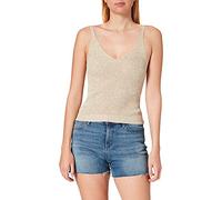 ONLY ONLLINA S/L Top KNT Noos Haut, Beige (Pumice Stone/W. mélangé), XL Femmes