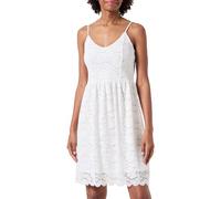 ONLY Onllinnea S/L Dress JRS Robe à Bretelles, Cloud Dancer, S Femme