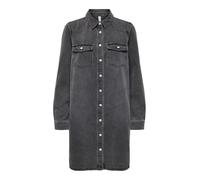 ONLY Onllisa Gua Noos Robe L/S DNM, Noir délavé, XS