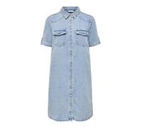 ONLY Onllisa Robe Gua Noos S/S DNM, Bleu Jeans Clair, XL