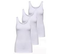 ONLY Onllive Love Noos Débardeur pour Femme, Blanc (3 Blancs), S