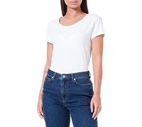 ONLY Onllive Love S/S O-Neck Top JRS Blouse, Blanc, XL Femme