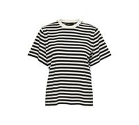 Only T-shirt ONLLIVINA S/S Stripe Tee JRS rayé noir/blanc Femme S