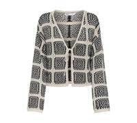 ONLY Onlloa Ls String Crochet Cardigan Rp KNT, Bouleau, XL Femme
