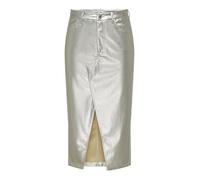 ONLY Jupe en Cuir synthétique ONLLOLA-ELYNA Jupe en Cuir synthétique Silver M Silver M
