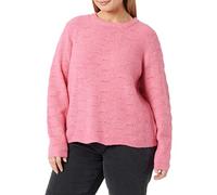 ONLY ONLLOLLI L/S Pullover KNT Noos Pull-Over, Strawberry Moon/Detail:W. Melange, M aux Femmes