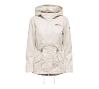 ONLY ONLLorca Parka légère en toile pour femme avec capuche, Beige clair, L