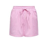 Only Onlloris Striped Short WVN, Sachet Violet, M Femme