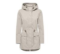 ONLY ONLLouise Parka légère mi-saison pour femme avec capuche, Beige clair, L