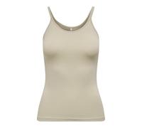 ONLY Onllove Strap Singlet Noos JRS Haut sans Manches avec col Rond en Coupe Stretch pour Un Style Quotidien, Blanc cassé, M Femmes