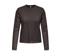 Only Onlloyal Ls Oneck KNT Noos pour Femme, Gâteau au Chocolat, M