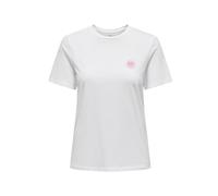 ONLY Onllucia Reg S/S Top JRS T-Shirt, Blanc, XL Femmes